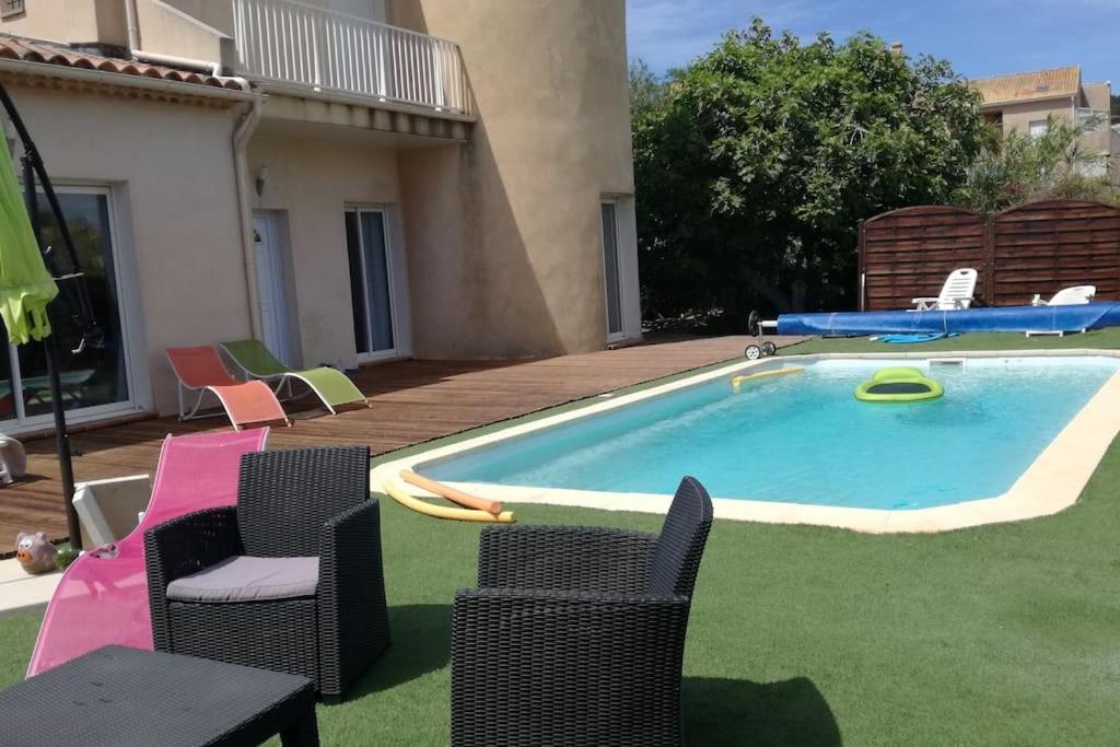 T2: 45M2 :4 Places :Independant Dans Villa Hyères Eksteriør billede