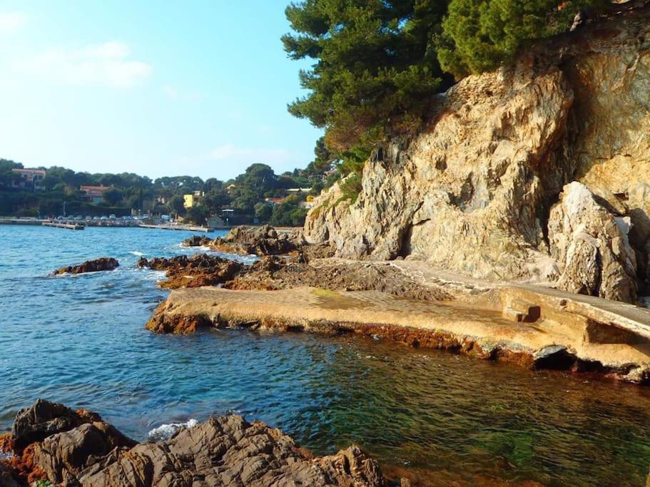 T2: 45M2 :4 Places :Independant Dans Villa Hyères Eksteriør billede
